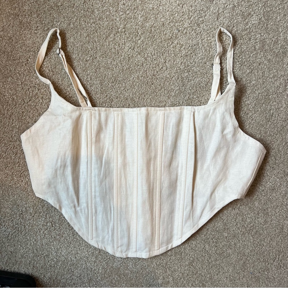 Lioness Princess Polly Beige Corset Top